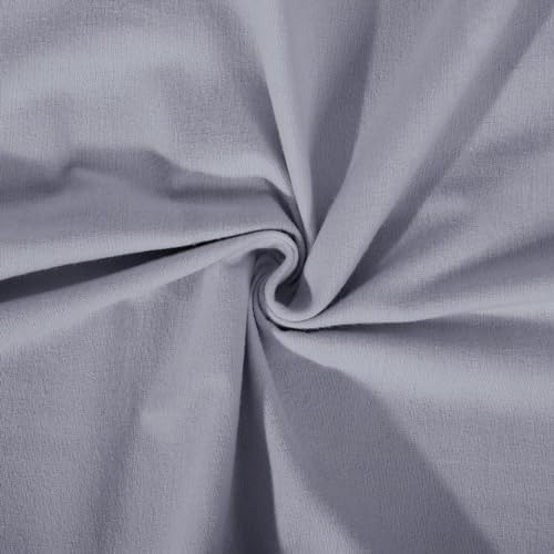 EnvioHome 100% Cotton Flannel Sheets Twin - Warm & Cozy Velvety Soft 170 GSM Heavyweight Double Brushed Anti-Pill Flannel Twin Bed Sheets, 16" Extra Deep Pocket Fitted Sheet - Twin Sheet Set, Grey — view 4