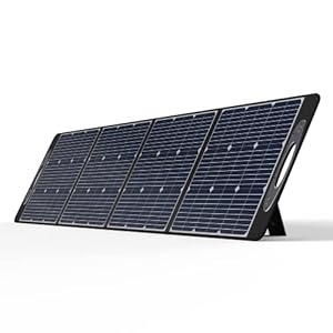 OUKITEL 200W faltbares Solarpanel, Tragbar Monokristalline Solarmodul perfekt für OUKITEL P2001, netzunabhängige Stromversorgung für Outdoor-Abenteuer und Notstrom.