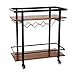 SGSG Table d'appoint vitrine Porte-légumes pour Cuisines Chariot Utilitaire Chariot de Barre à la Maison Chariot de Service Buffet Support de Cuisine , 2 Styles