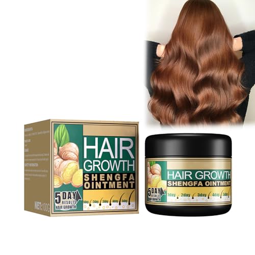 Crema para el Crecimiento del Cabello Crema Anticaida de Cabello y Crece Pelo, Crema Para Crecimiento del Cabello Tratamiento para el Crecimiento, Nutrir los Folículo Piloso para Mujeres y Hombres
