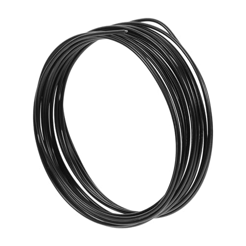 IWOWHERO Aluminum Bonsai Training Wire Flexible Gardening Line for Bonsai Shaping Multi-use Black 2mm x 5m