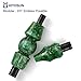 Hookah Hose Handle Mouthpiece Part - Kitosun Hookah Accessories 100% Carbon Fiber Sleeve Shisha Handle with Resin Mouth Pieces Ergonomic Designed Universal Elegant (Green & Gold Flakes)