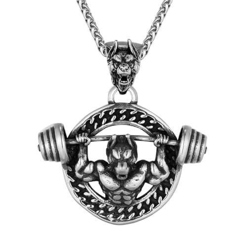 Collier bodybuilding pour homme qui recherche un bijou de fitness