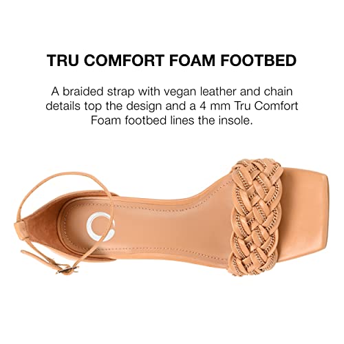 Journee Collection Womens Tru Comfort Foam™ Mabella Pump Mocha 6.5 Medium4