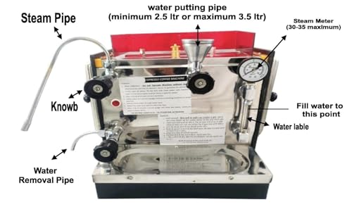 Image of Espresso Coffee Machine, 3 Litre Capacity, 150 Cups at a Time, 35.56 cm