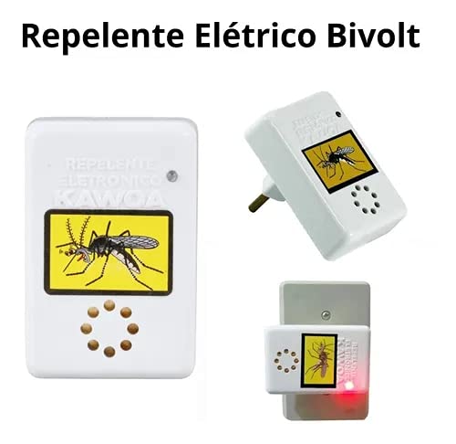 REPELENTE ELETRONICO CONTRA PERNILONGOS, MOSQUITOS ZIKA, DENGUE E OUTROS SEM REFIL BIVOLT