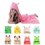 xcdfvhq Bath Towels for Kids,Rabbit Hooded Towel for Girls Boys,Toddlers Beach Towel with Hood 100%