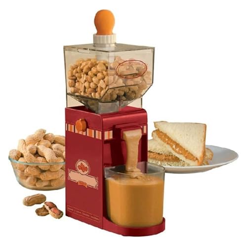 Máquina for Mantequilla de Cacahuete - Molinillo eléctrico de Grano de 500 ml for Mantequilla de Frutos Secos, café, maíz, Cacahuete, anacardos y avellanas - Molino de Grano for Cocina y hogar