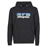 Patagonia M's P-6 Logo Uprisal Hoody Sudadera, Hombre, Black, S