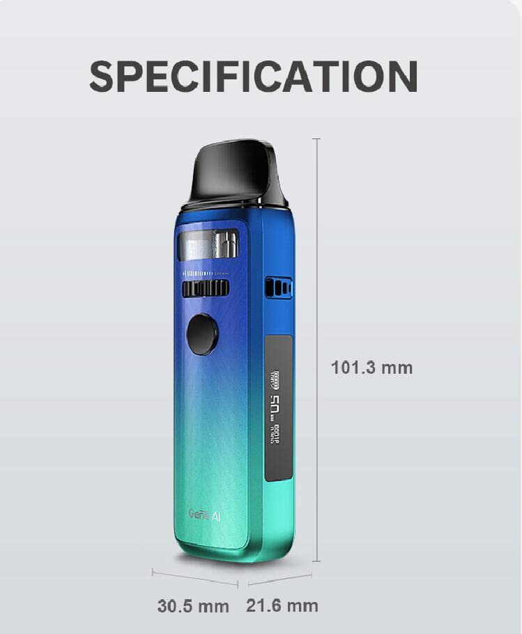 VINCI 3 Kit | Originale VOO-POO VINCI 3 Kit 25W Vape 4ml 1800mAh Batteria  Pod Cartuccia con PnP Coil MTL/DL Vaporizzatore Sigaretta Elettronica Senza  Nicotina : Amazon.it: Elettronica