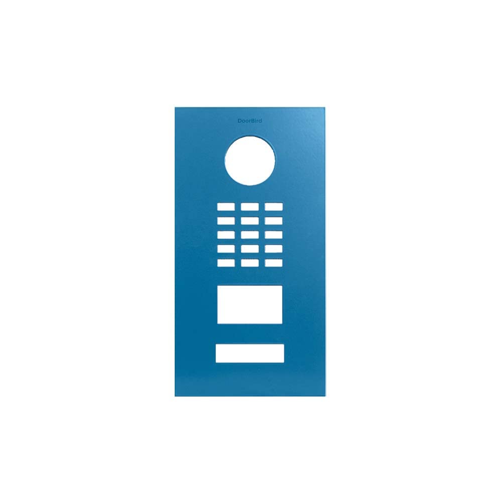 DoorBird D2101V façade de luxe pour interphone vidéo couleur bleu RAL 5012