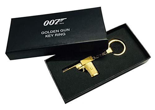 ◆007 黄金銃を持つ男 キーチェーン ◆007 THE MAN WITH THE GOLDEN GUN KEYCHAIN ◆宿敵スカラマンガの黄金銃 ◆Scaramanga's Single-Shot GOLDEN Handgun ◆MGM オフィシャル 製品 ◆MGM OFFICIAL MERCHANDISE
