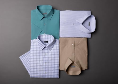Image of Van Heusen Men's Dress Shirt Fitted Everyday Defense Stretch