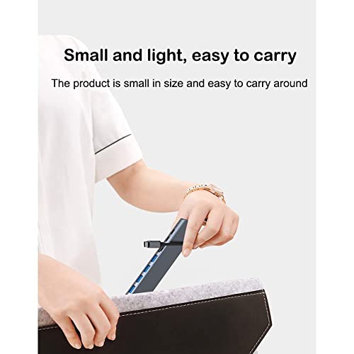 Image of USB HUB 10-in-1 USB C Hub Multiport Adapter, with 4K HDMI, USB-C and 4-Slot USB 3.0 5Gbps Data Transfer Port, SD /TF Card Reader, Ethernet RJ45 Hub for Type-C Devices (USB C to 10 in 1 HUB)