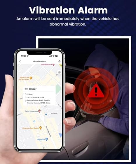 Localizador GPS para Coche sin Canon Sim - Localizador Profesional de Larga Duración - Sim Anónima Activa por 1 Año - Localizador Antirrobo para Coche y Moto, Agencia Investigativa (W15)