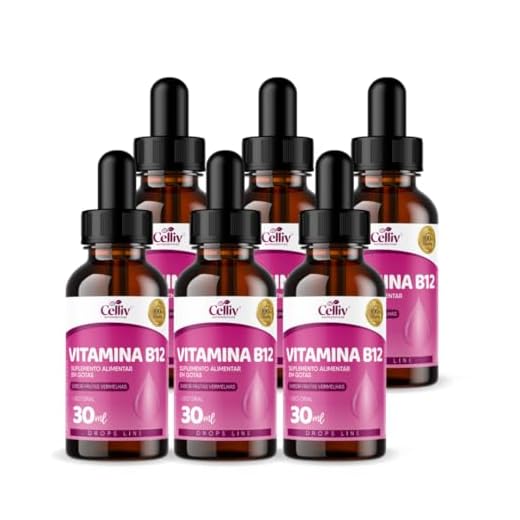 Kit Com 06 - Vitamina B12 Em Gotas 30ml Celliv