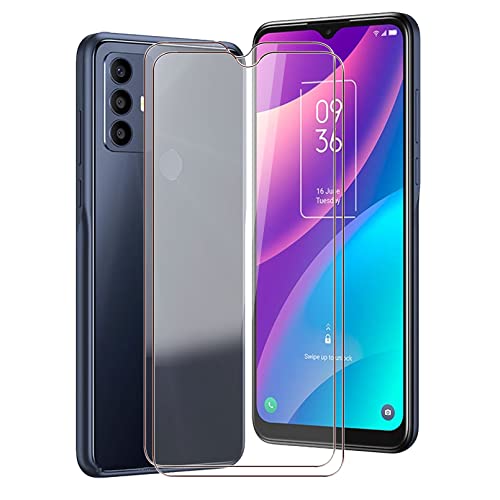 WXPPJ Cristal Templado para TCL 30E (6.52'), [2 piezas] Templado Protector de Pantalla para TCL 30E, Antiarañazos, 9H, Antihuellas, Protector de Pantalla Ultra Resistente.