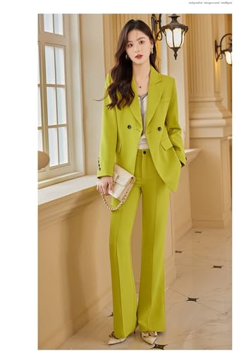 Two Piece Suits Sets for Women Ladies Female Business Work Formal Casual Blazer Jacket Trouser Outfits3