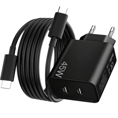 Chargeur Samsung Charge Rapide,45W Chargeur et Câble pour Samsung Galaxy A57 5G A56 A27 A37 A17 A36 A26 A16 S26 Ultra/S25 Plus/S25 Edge/S24 FE/A55 A54 A25/Z...