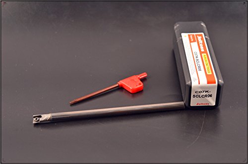 Porta herramienta para torneado de carburo sólido C07K-SCLCR06 miniatura 1