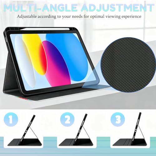 Coque iPad 11 A16 antichoc résolvant le problème des chutes et du stylet perdu - 4