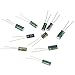 CYTGOUPER 100PCS DIY High Grade Audio Capacitor, Electrical Components Kit,10 Values 10V-63V 10uf-470uf Industrial Electrical Capacitors