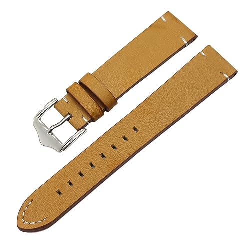 Correa de reloj de cuero italiano 18mm XILILHC contra alergias