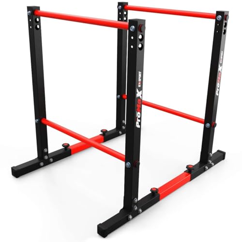 K-Sport Heavy Duty Dip Bar Stand | Adjustable Multi Function Parallel Bars & Calisthenics Station | 290kg Max Load | Home Gym Equipment for Upper Body Workout Strength Training (Parallettes) EU Made - Image 5