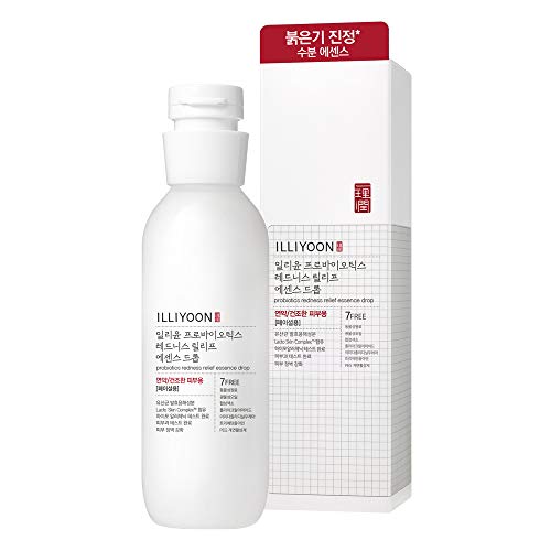 ILLIYOON Probiotics Redness Relief Essence Drop 200ml | Soothing Red Skin Caused by External Irritation | Enhances Skin Barrier and Helps Maintain Hydration for Sensitive Skin | Korean Skin Care