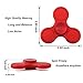 Uharbour ElitePro Prime Anti Stress Hand Toy Fidget Tri-Spinner, Apple Red, Mute Bearing, for Kids.