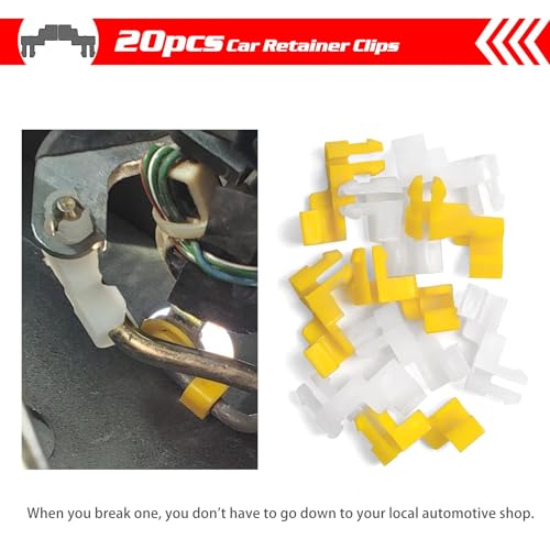 Image of OTUAYAUTO 10PCS Door Lock Rod Clips - Tailgate Handle Rod Clip Replacement for Toyota Tundra Camry Corolla Echo Highlander, Replace OEM: 69293-12030 69293-12040