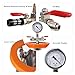 BACOENG Universal Vacuum Chamber Series: 1.2 Quart Stainless Steel Vacuum Chamber Kit, Vacuum Degassing Chamber for Resin, Silicone and Epoxies