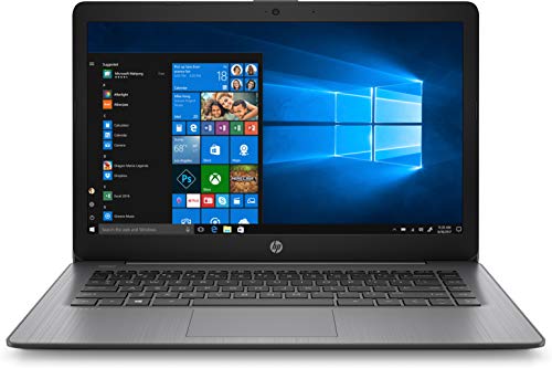 Image of HP Stream 14 Laptop 14 inch, Intel Celeron N4000, Intel UHD Graphics 600, 4GB SDRAM, 32GB eMMC, Office 365 1-yr, Brilliant Black, 14-cb164wm