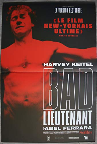 Bad Lieutenant - Poster cinematografico originale, formato piccolo (60 x 40 cm PLIEE) ABEL Ferrara Harvey Keitel Molla