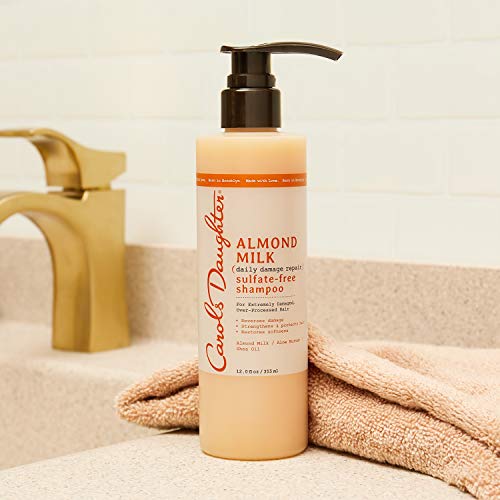 Carol’s Daughter Almond Milk Sulfate Free Shampoo With Almond Milk, Aloe Butter And Shea Oil For Extremely Damaged Hair, 12 Fl Oz #TOP5
