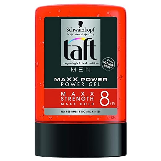 Taft - Gel 8 Maxx Power - Fijación ultra fuerte sin residuos. No pegajoso - 300 ml - Schwarzkopf