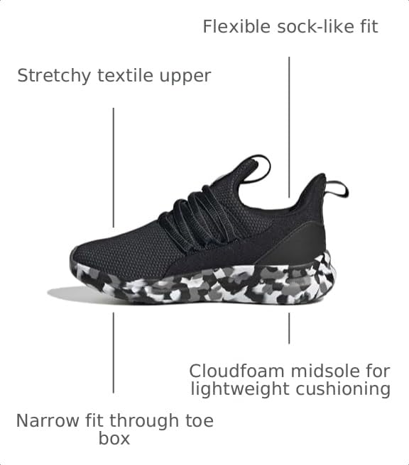 Image of adidas Kids' Lite Racer Adapt 7.0 Running Shoes
