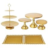 (✿ﾟ▽ﾟ) Múltiples funciones: no solo plato de fruta / pastel / postre, sino también decoración elegante para tu dulce hogar. Solo se necesitan unos minutos para conectar las piezas y apretar todo.