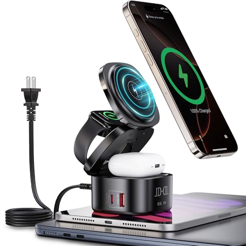 Chargeur magnétique sans fil 5 en 1 pour libérer votre espace de travail au quotidien