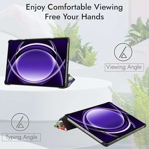 Image of Robustrion Cover for Realme Pad 2 Lite 11 inch Cover Case, Trifold Flip Cover for Realme Pad 2 Lite 11 inch Tablet- Hippy