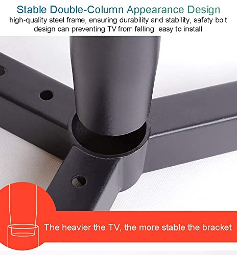 Soporte móvil para TV ajustable en altura con ruedas miniatura 5