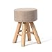 Podnóżki Proste i stylowe stołki do makijażu wysokie stołki stołki stołki sofa, łatwe do czyszczenia, opcjonalne wielokolorowe Siedzisko podnóżka (Color : Beige)