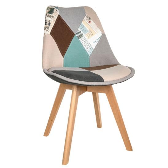 San Marco Sedie da pranzo Silvia patchwork multicolor (1 sedia)