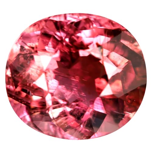 Tourmaline Rose du Mozambique 4.45 ct ovale pour création de joaillerie