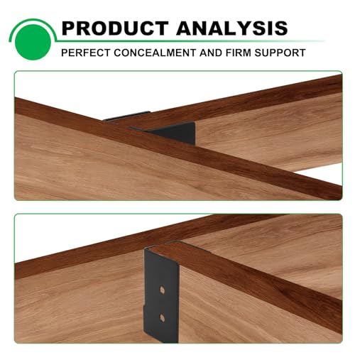 Support de suspension solive dissimulé noir revêtu de poudre - 4