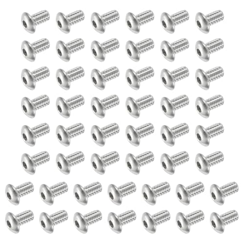 DFSGEP 60�� #8-32 UNC x 3/4�C���` �X�e�����X�X�`�[�� �Z�p�h���C�u �{�^���w�b�h�\�P�b�g�L���b�v�l�W �Ƌ��DIY�v���W�F�N�g�p(#6-32 UNF x 1/4 Inch)