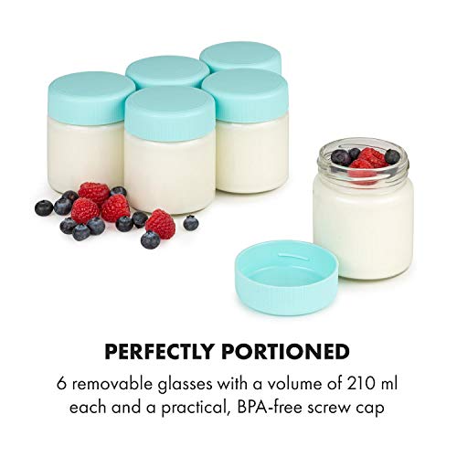 Joghurtbereiter Klarstein Gaia für griechischen Joghurt, 1,26 Liter