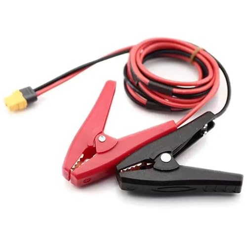 Câble adaptateur XT60 femelle 50cm vers pinces crocodile pour chargeur