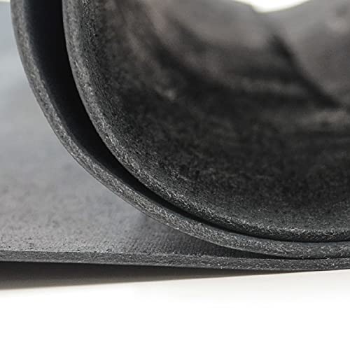 WEIDU Pflanzlich gegerbtes Leder der ersten Schicht, echtes Rindsleder, Schnitzerei, Schwarze Farbe, 1,0 mm, 2,0 mm Dicke Farbe für die Haut, Schwarze Farbe
