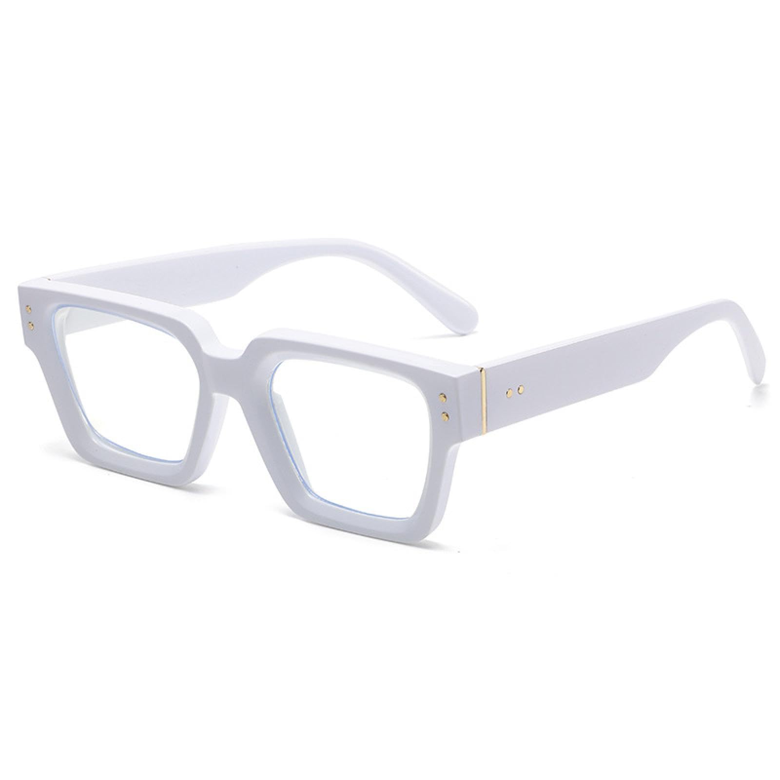 Monture de lunettes rétro à rivets pour ordinateur et lunettes écran